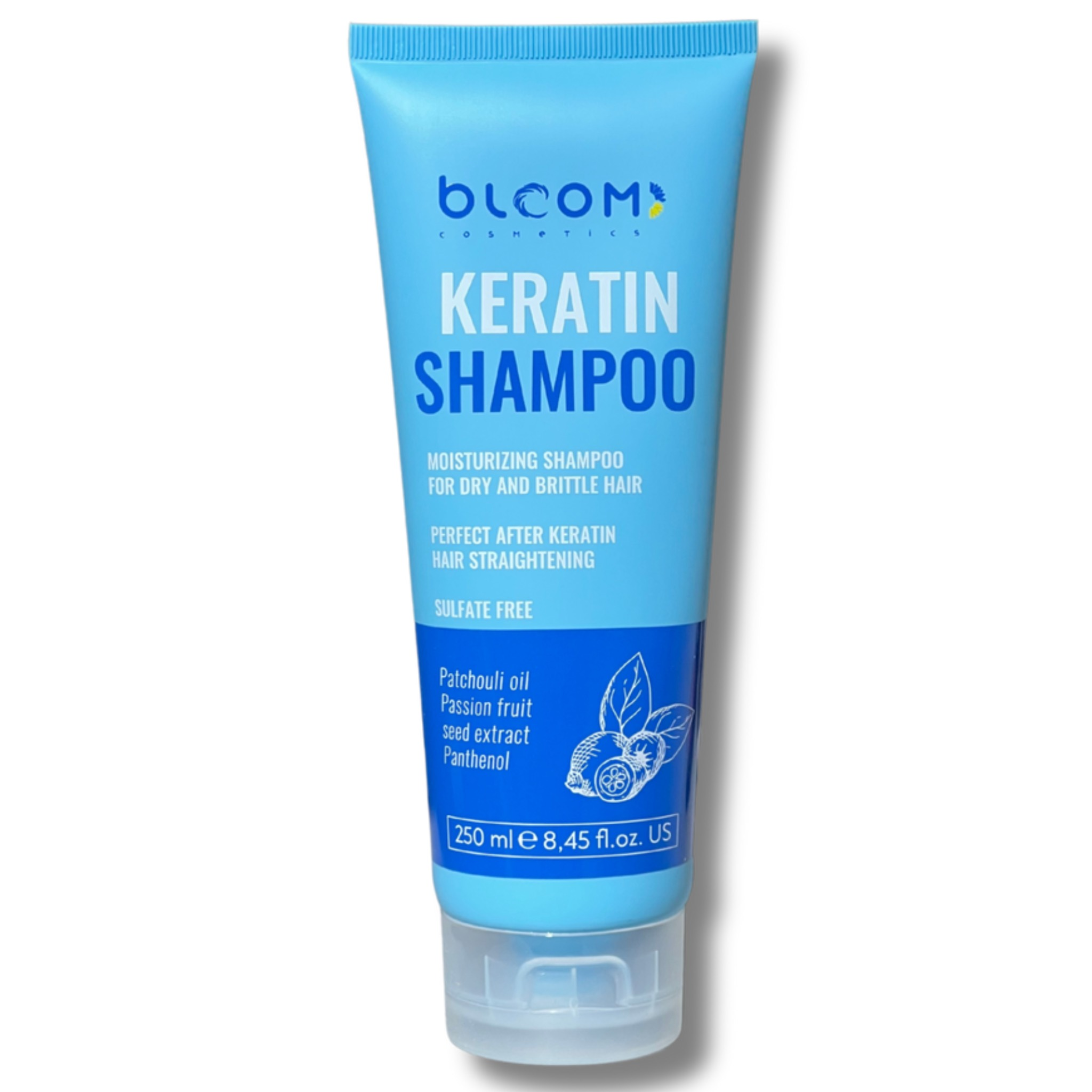 Шампунь безсульфатний Bloom Keratin Shampoo 250 мл