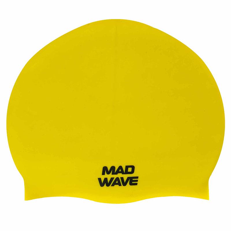Шапочка для плавання Mad Wave юніорська Junior Dude M057208 Жовтий (60444262) - фото 2 Шапочка для плавання Mad Wave юніорська Junior Dude M057208 Жовтий (60444262) - фото 2