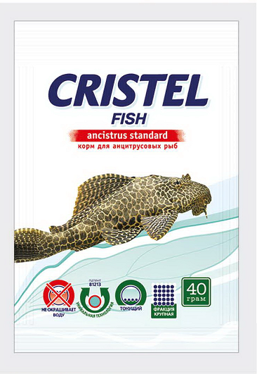 Корм для анциструсовых рыб Ancistrus Standart 40 г