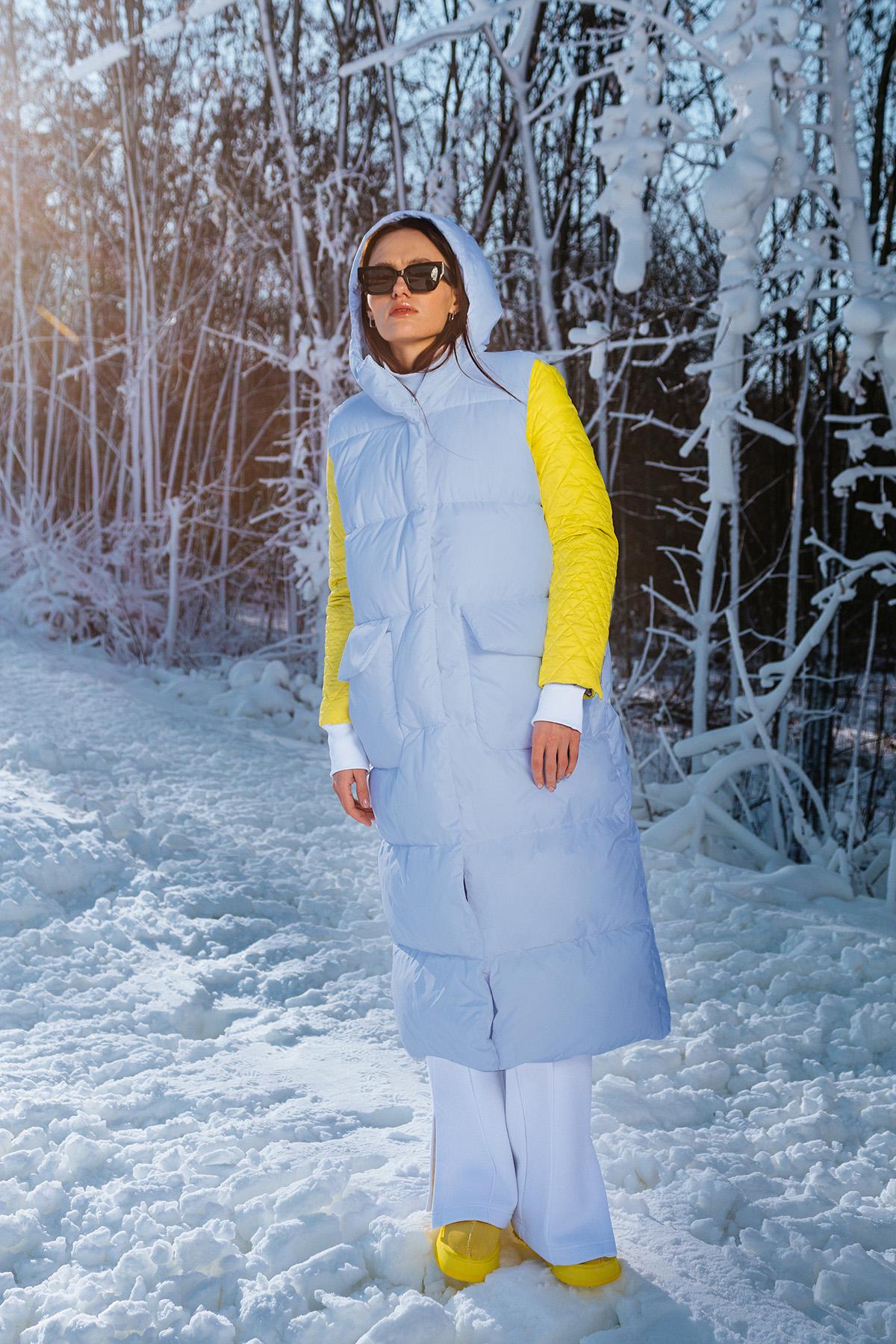 Жилет жіночий пуховий FLoveTouch Лора onesize Блакитний (61123) - фото 2 Жилет жіночий пуховий FLoveTouch Лора onesize Блакитний (61123) - фото 2