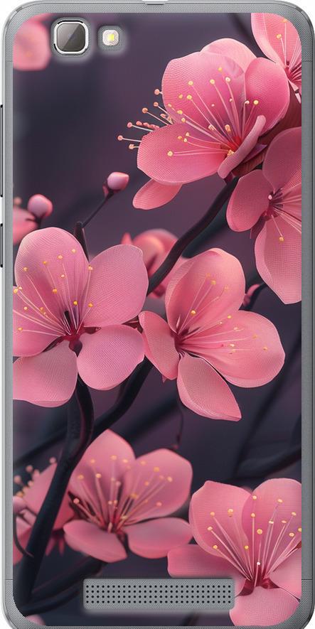 Чехол на ZTE A610 Пурпурная сакура (6075u-433-42517)