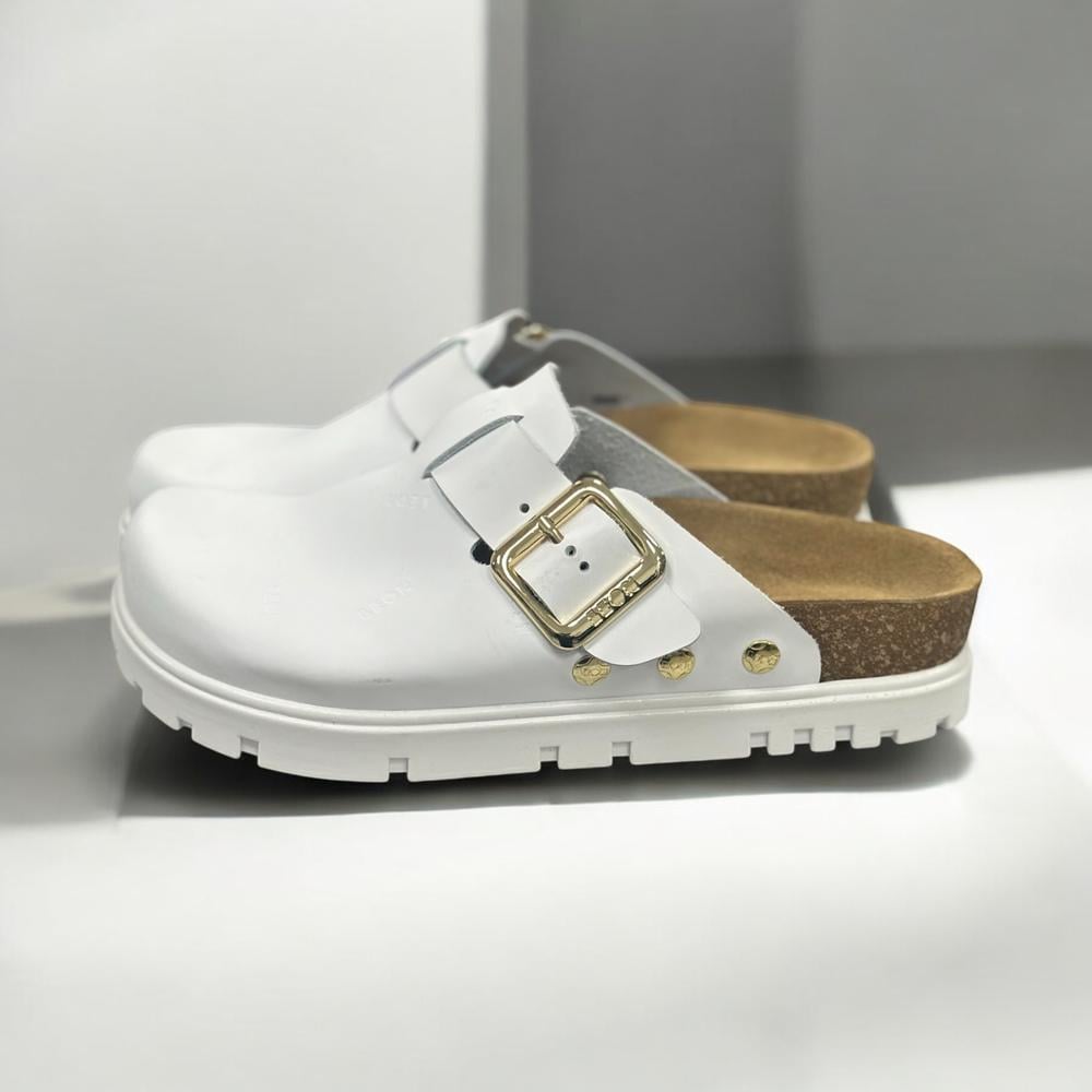 Сабо жіночі Leon р. 39 Білий (6000 (1) - фото 3