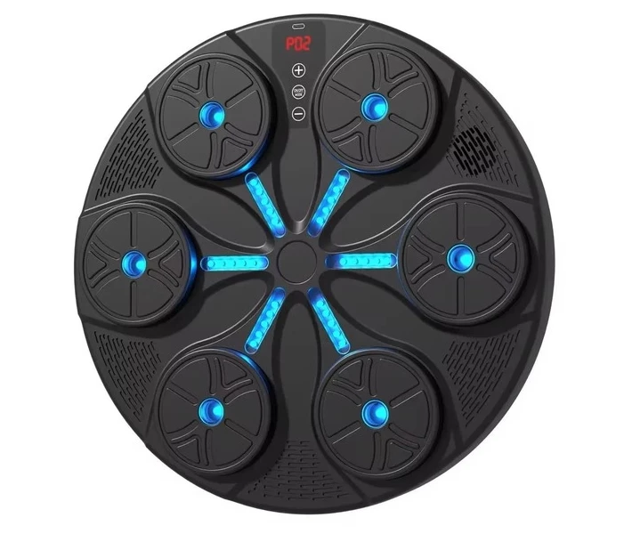 Тренажер боксерский умный с LED подсветкой/музыкой/перчатками ММА (27398248)