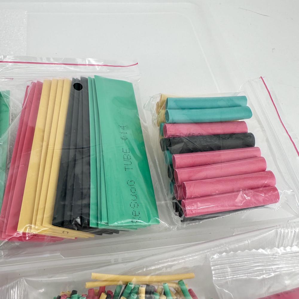 Набір клемів для обтяжки проводів та термоусадки для проводів 678 шт. (2577322095) - фото 7