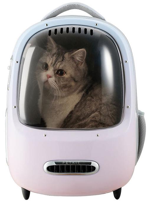 Рюкзак-переноска PETKIT Breezy2 Smart Cat Carrier P7704-P Pink - фото 2