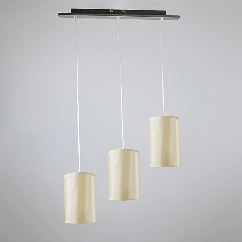 Люстра подвесная Light House NM-14301/3P DK WT на три плафона Бежевый