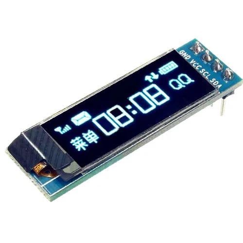 Дисплей графический OLED Arduino AVR STM32 SSD1306 I2C 0,91" 128x32 (358391) - фото 1