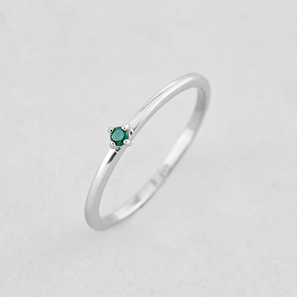 Серебряное кольцо Minimal Акварель р. 19 (17090)