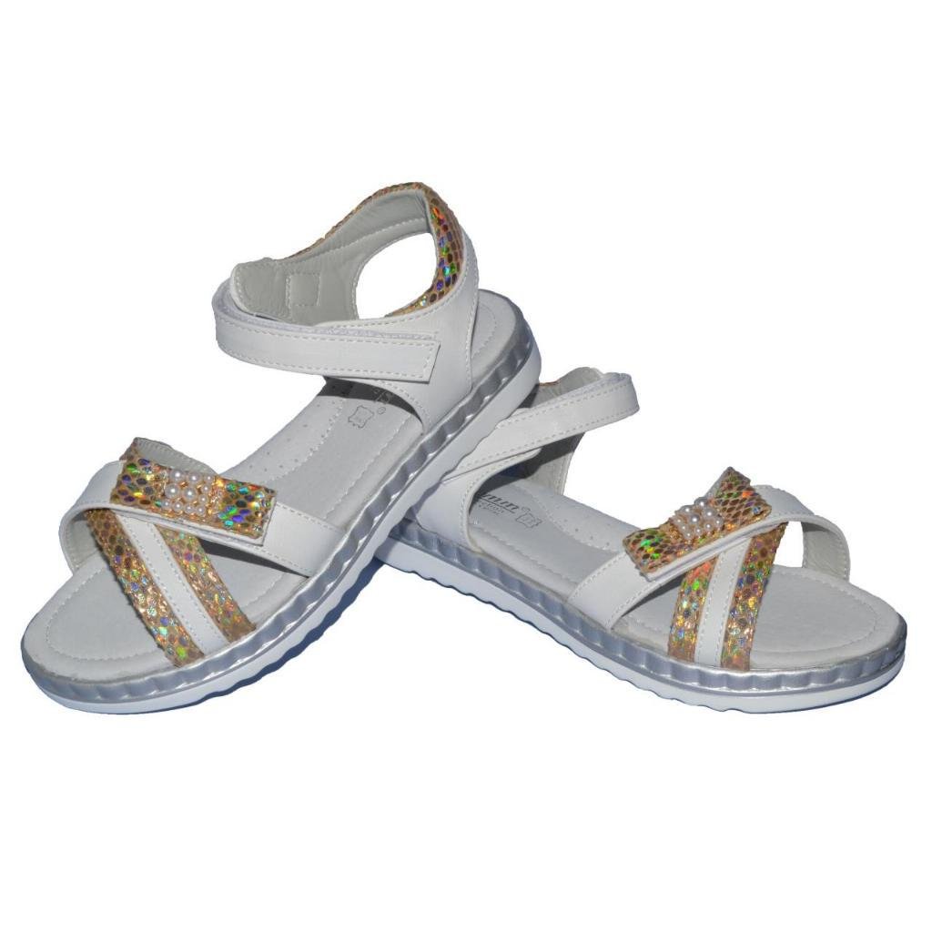 Босоножки для девочки Tom.m 109-7261-27 р. 34 22,7 см Белый