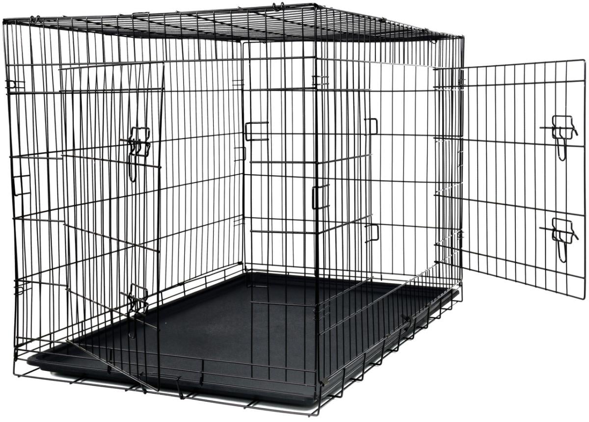 Клетка транспортная для животных Funfit XXXL кошек с выдвижным поддоном 122х74х80 см Черный (2866127922)