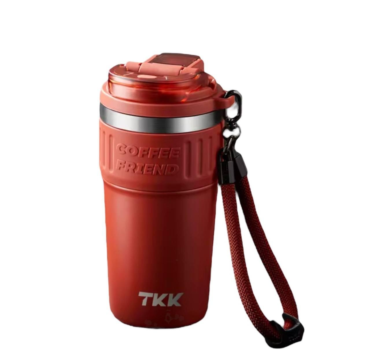 Кружка-термос с защитой от проливания два способа питья 630 мл Красный (2472809148) Кружка-термос с защитой от проливания два способа питья 630 мл Красный (2472809148)