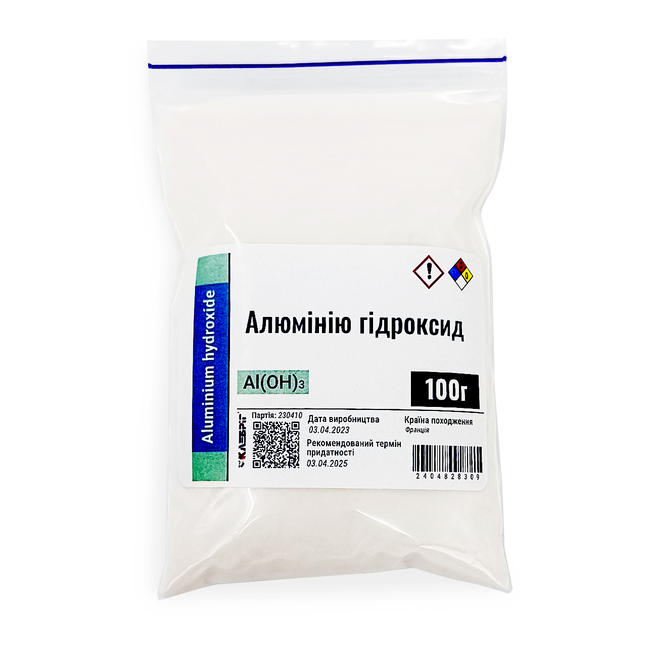 Алюміній гідроксид Ч100 г (2404828309)