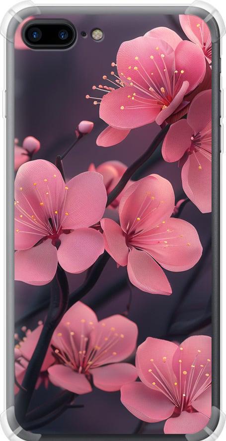 Чехол на iPhone 8 Plus Пурпурная сакура (6075sp-1032-42517)