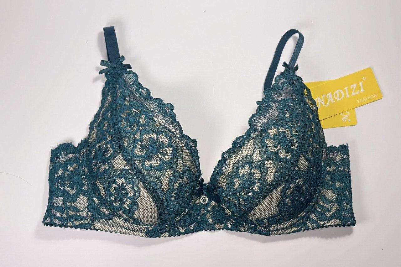 Бюстгальтер Nadizi на кісточках з Push-Up 85A Смарагдовий (2117)