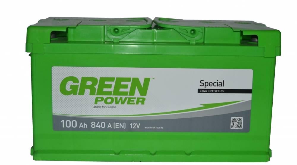 Аккумулятор автомобильный Green Power 840 A EN 6СТ-100 Ah (25886)