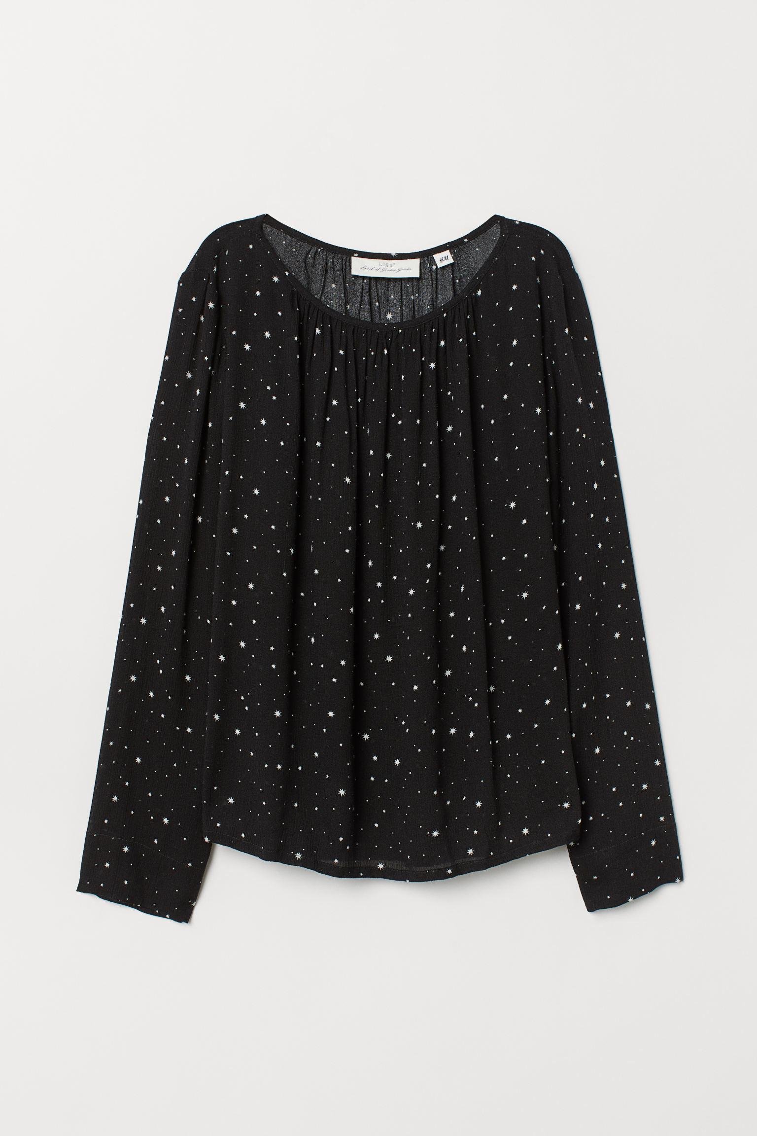 Блуза H&M р. 42 Черно-белый (1612690926) Блуза H&M р. 42 Черно-белый (1612690926)