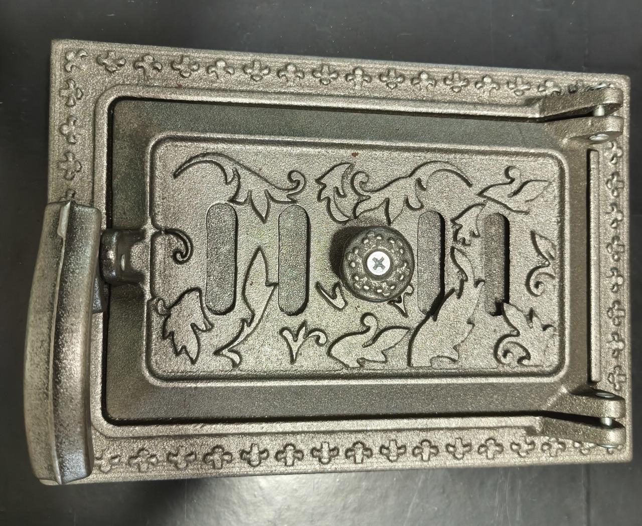 Дверца для печи поддувальная с шибером Дубок 180х260 мм