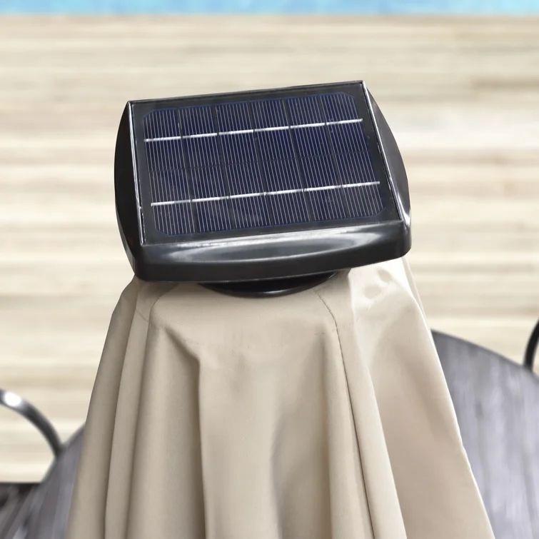 Садова парасоля WCG з LED-підсвіткою сонячною панеллю та чохлом 3х3 м - фото 5 Садова парасоля WCG з LED-підсвіткою сонячною панеллю та чохлом 3х3 м - фото 5