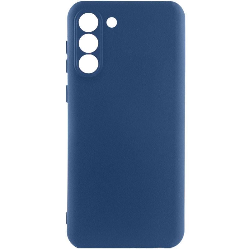 Противоударный чехол Silicone Cover Lakshmi Full Camera (A) для Samsung Galaxy S24+ Синий / Navy Blue