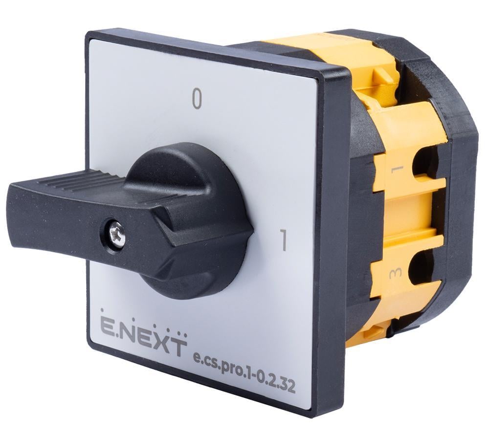 Перемикач пакетний E.NEXT e.cs.pro.1-0.2.32 0-1 2P 32A 440V (p093008)