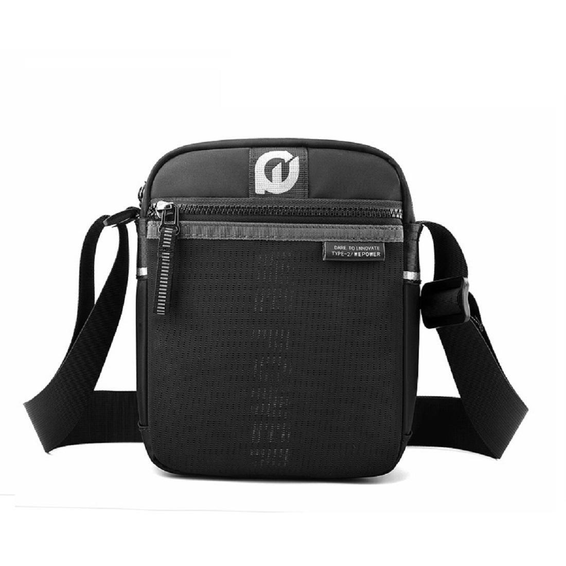 Мужская сумка через плечо Royal Bag AT08-0321A Черный (7486)