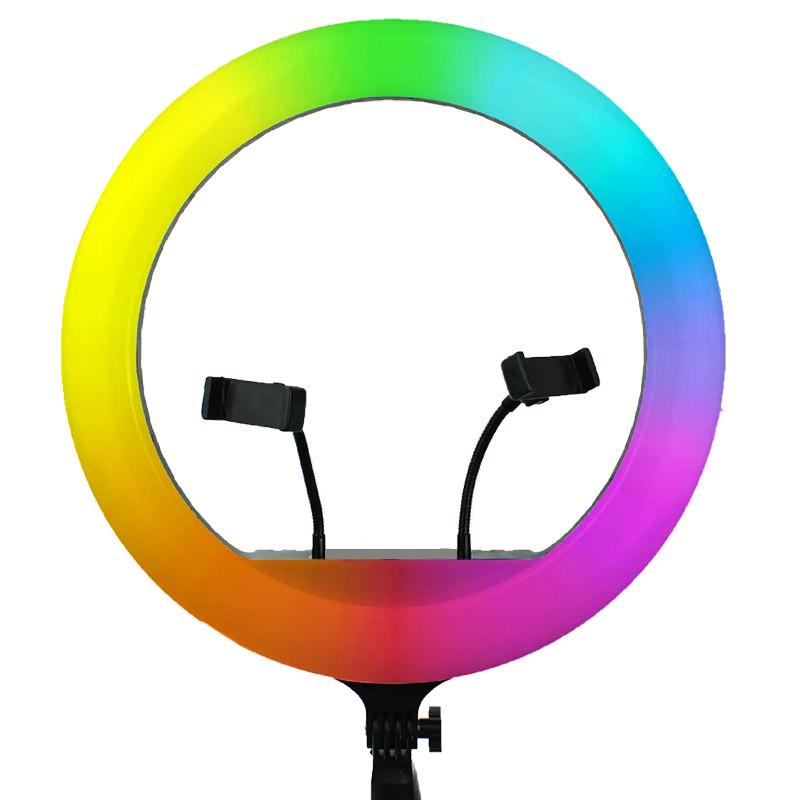 Кольцевая лампа LED RGB Arc Ring 10" + tripod 2,1 м Black (00000065944_1)