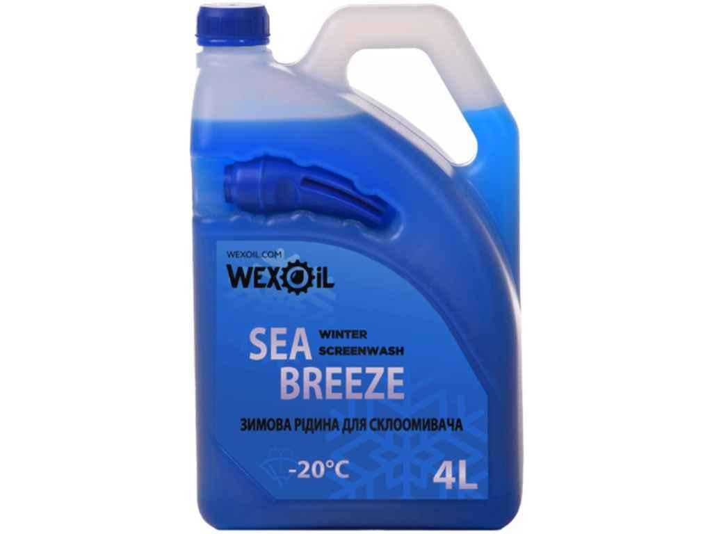 Рідина для омивання скла WEXOIL Зима Sea Breeze 4 л Winter Screenwash -20°С (976556)