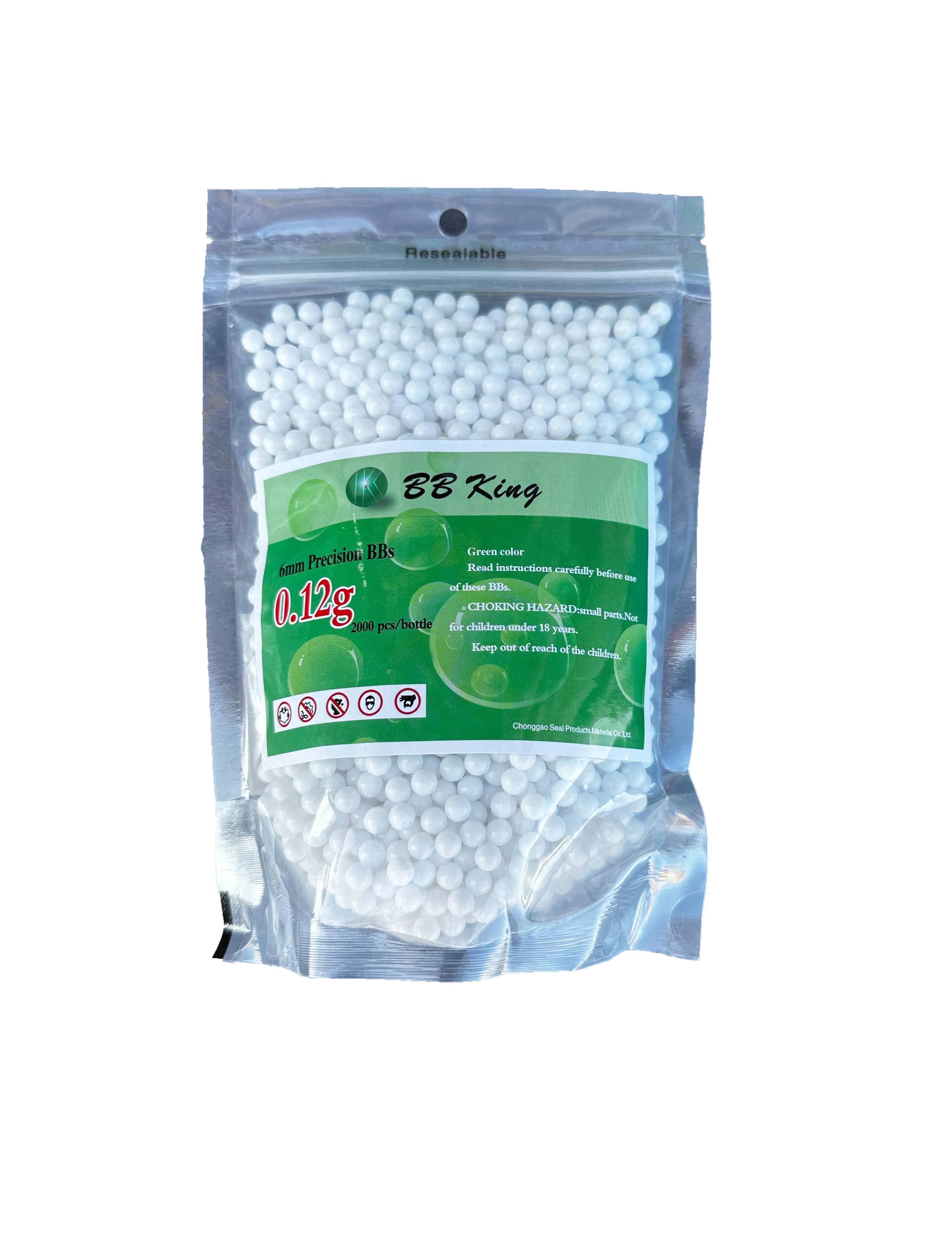 Кулі пневматичні 0,12 г 2000 шт. Білий (12574923) Кулі пневматичні 0,12 г 2000 шт. Білий (12574923)