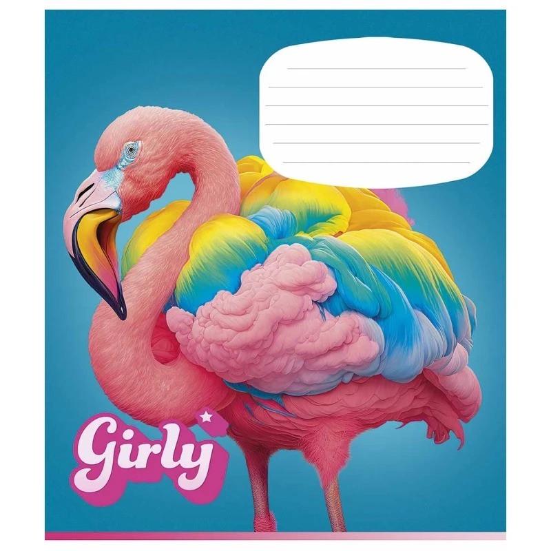 Зошит учнівський "Girly" Школяр 012-3330L-5 в лінію 12 аркушів