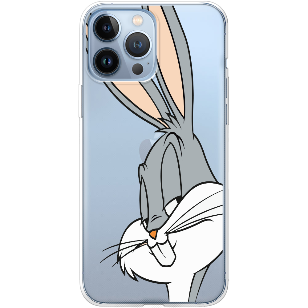 Чехол BoxFace iPhone 13 Pro Max Lucky Rabbit Прозрачный силикон (43360-bk81-43360)