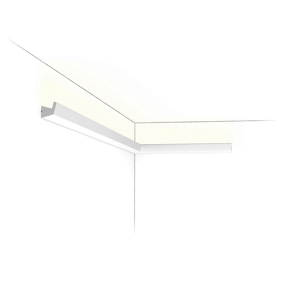 Карниз дюрополимерный Orac Decor CX189 жесткий 27х27x2000 мм (29084345)