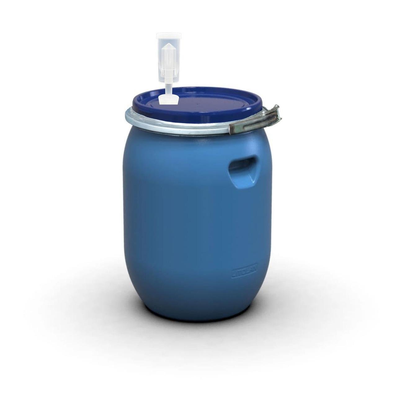 Бочка для брожения Litolan с металлическим хомутом и винным клапаном U-образным 55 л (29652М) - фото 1 Бочка для брожения Litolan с металлическим хомутом и винным клапаном U-образным 55 л (29652М) - фото 1