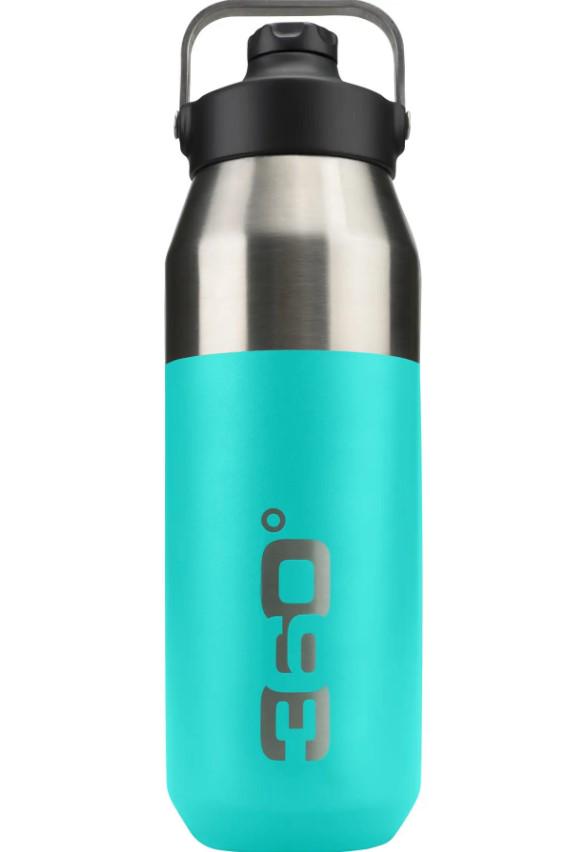 Термофляга 360 degrees Vacuum Insulated Stainless Steel Bottle with Sip Cap 1000 мл Turquoise (STS 360SSWINSIP1000TQ) - фото 1