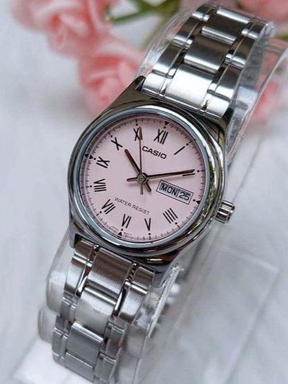Наручные часы женские Casio LTP-V006D-4B Timeless Collection Lady Timeless Collection Розовый (2917345021)