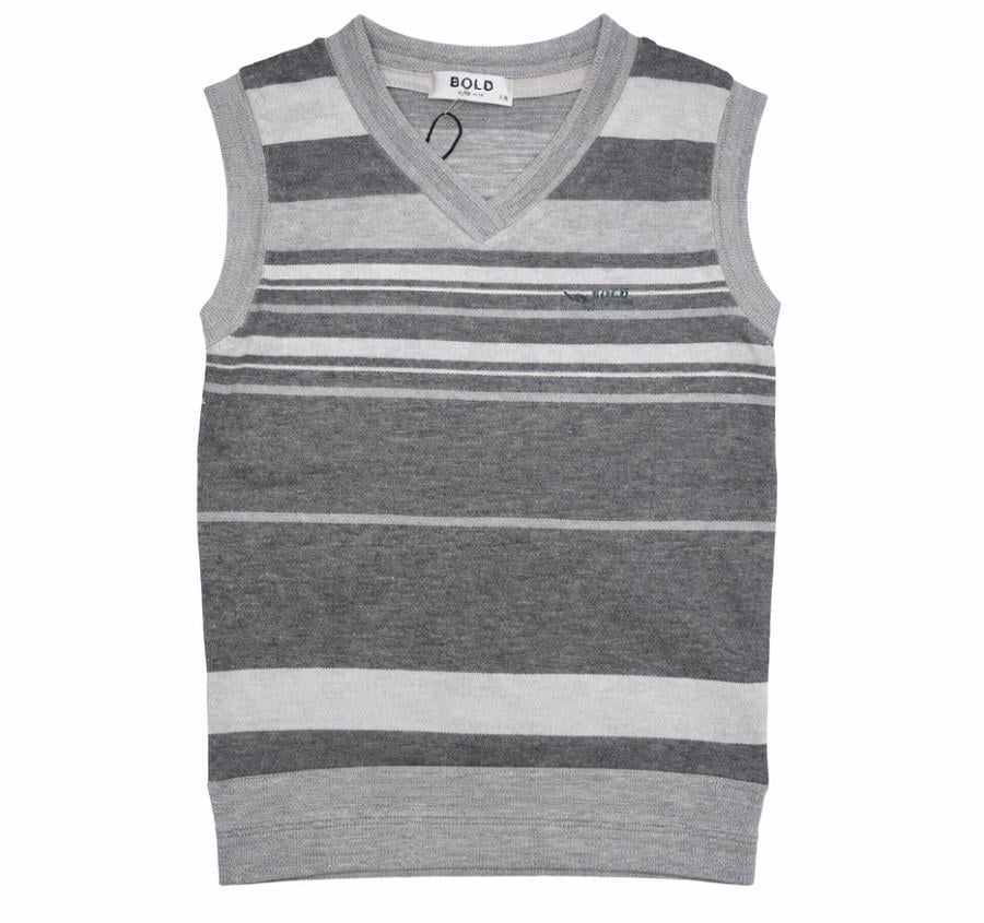 Жилет трикотажный для мальчика Bold 790901 128 см Светло-серый (699801_128)