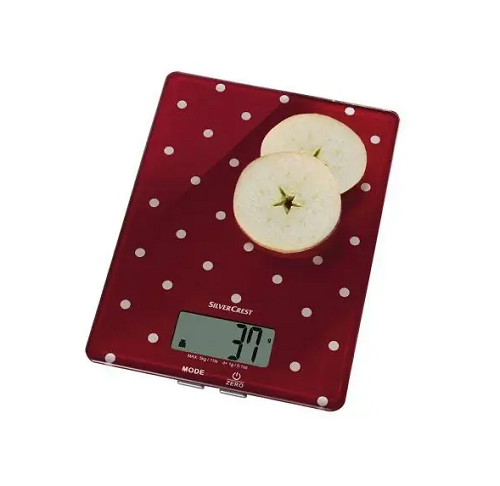 Весы кухонные Silver Crest SKWS 5 A2 Red with dots (01334)