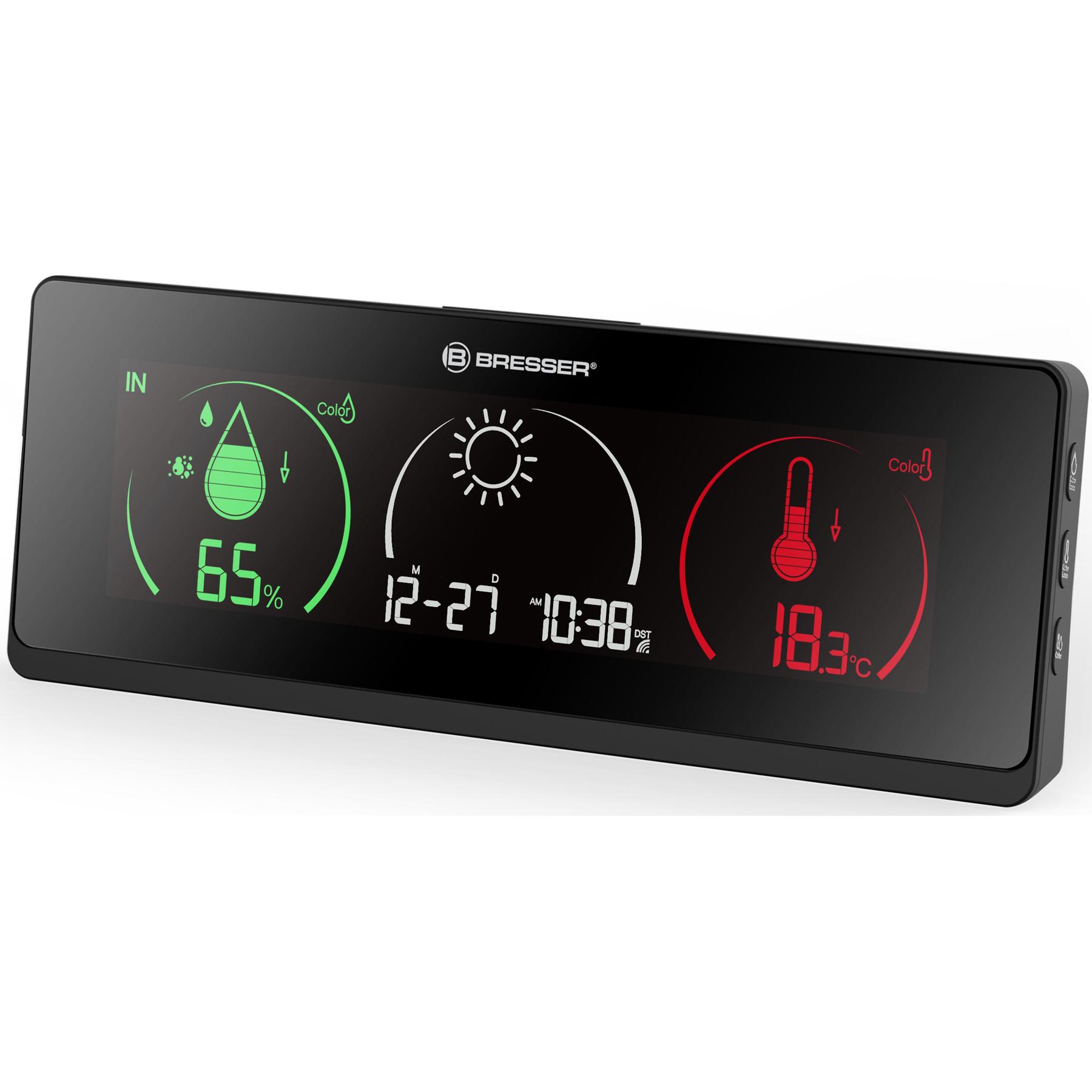 Метеостанция Bresser Colour Temeo Life Black (7008001CM3000) - фото 3 Метеостанция Bresser Colour Temeo Life Black (7008001CM3000) - фото 3