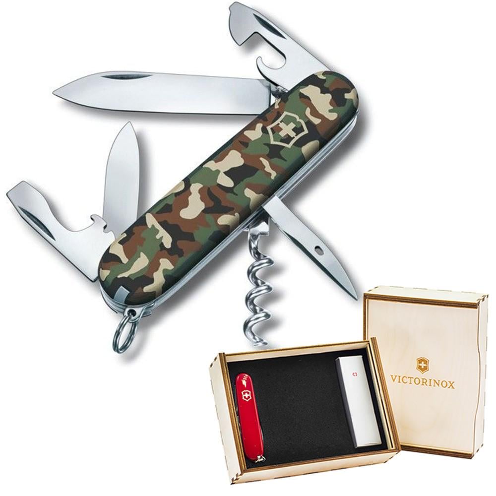 Комплект Victorinox ніж швейцарський Spartan Camouflage 1.3603.94 91 мм в подарунковій коробці (vix-2) Комплект Victorinox ніж швейцарський Spartan Camouflage 1.3603.94 91 мм в подарунковій коробці (vix-2)