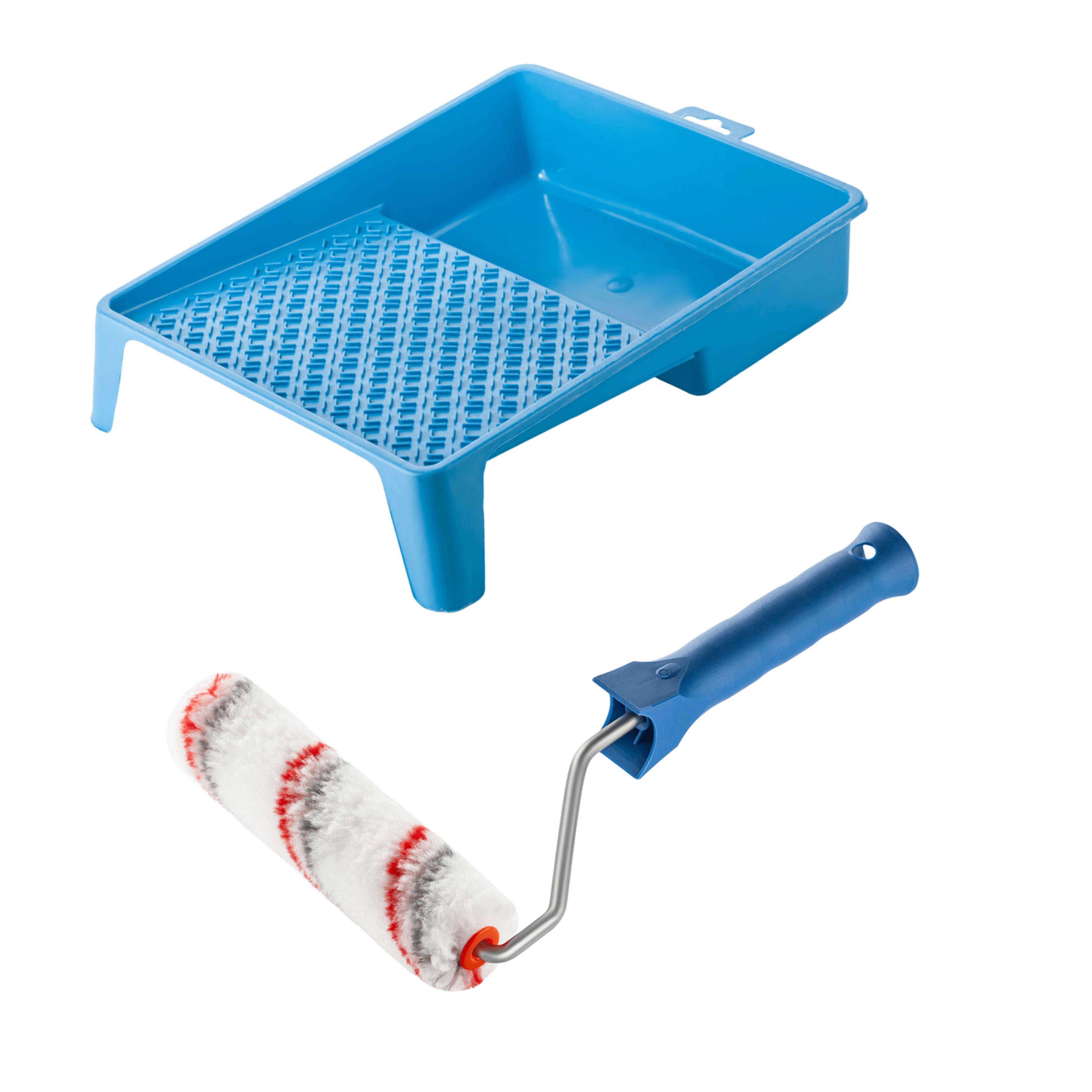 Валик Мультиколор 150х15 мм с ручкой и ванночка (770-154)