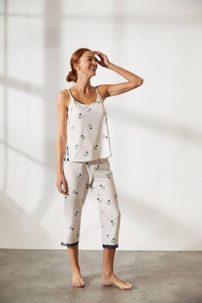 Пижама Hays 36164-TKM24B-001-101B женская XL Кремовый - фото 2 Пижама Hays 36164-TKM24B-001-101B женская XL Кремовый - фото 2