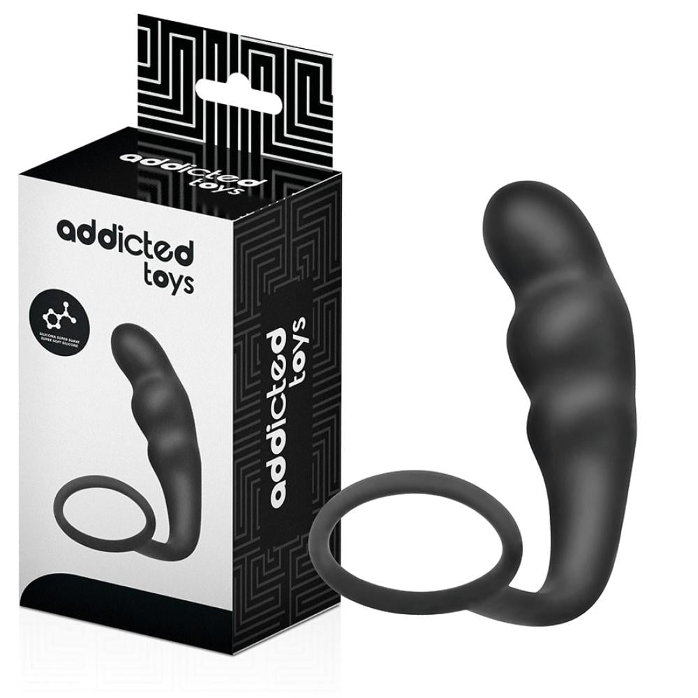 Массажер простаты Anal Plug Ring Silicone Model 4 (1000065881)