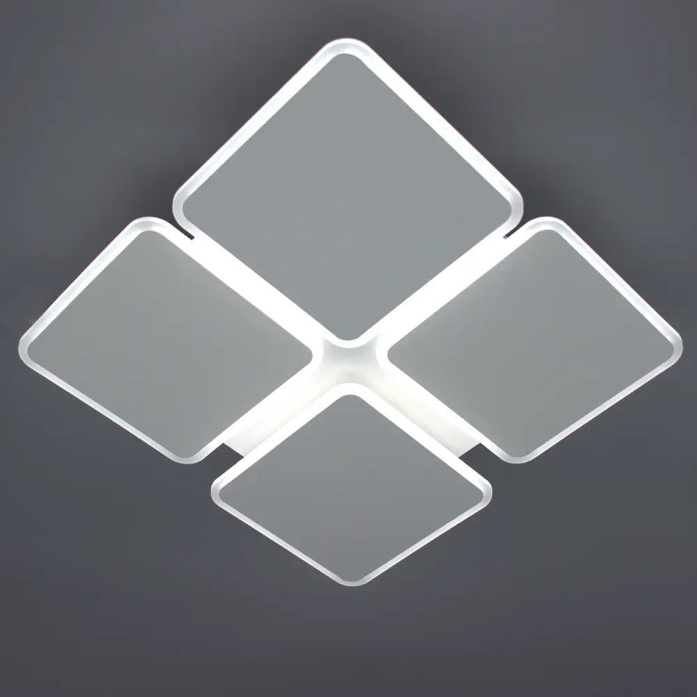 Люстра светодиодная ESLLSE AERO square 4S/On/Off 455х455х60/70W White (27712903)