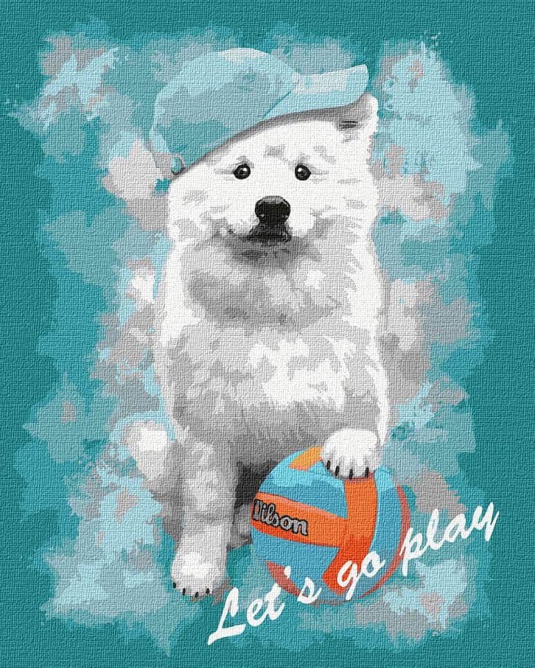 Картина по номерам Идейка КН4180 Давай поиграем 40х50 см (L067108)