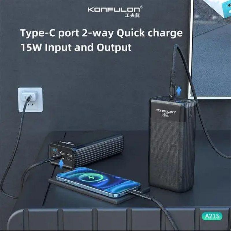 Повербанк KONFULON A21s 40000 mAh - фото 4 Повербанк KONFULON A21s 40000 mAh - фото 4