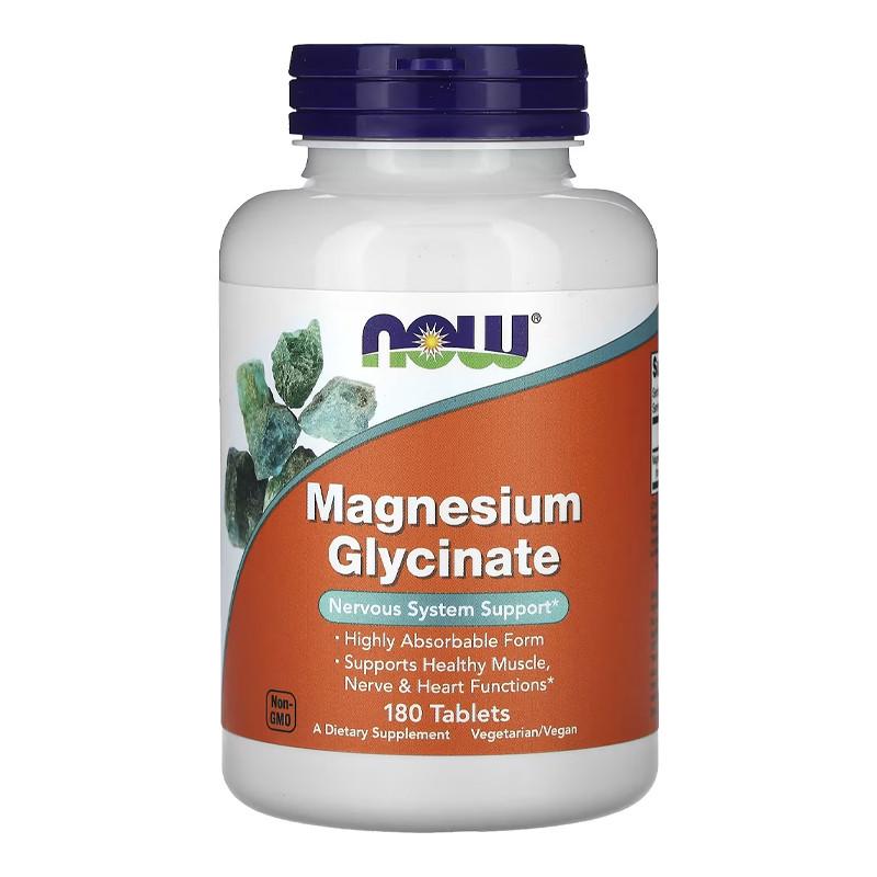 Магний NOW Magnesium Glycinate 180 табл. (19830-01) Магний NOW Magnesium Glycinate 180 табл. (19830-01)