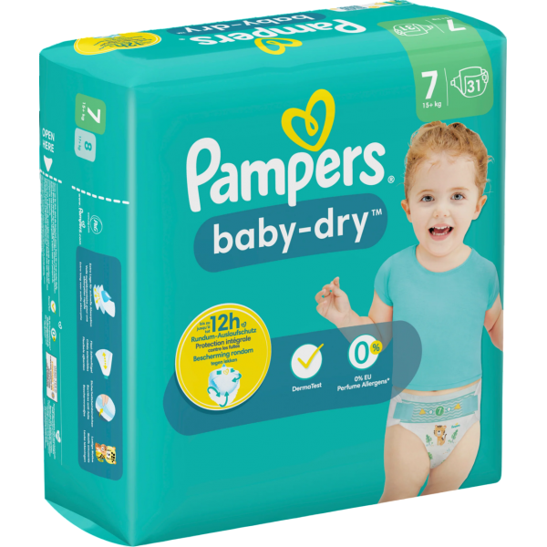 Подгузники для детей Pampers baby-dry pants 7 15+ кг 31 шт.