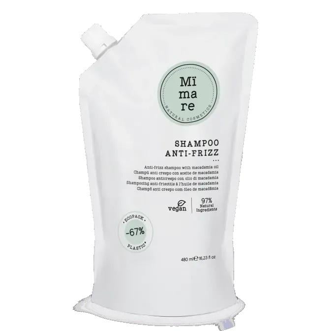 Шампунь разглаживающий с маслом макадамии Mimare Anti-Frizz Shampoo 480 мл