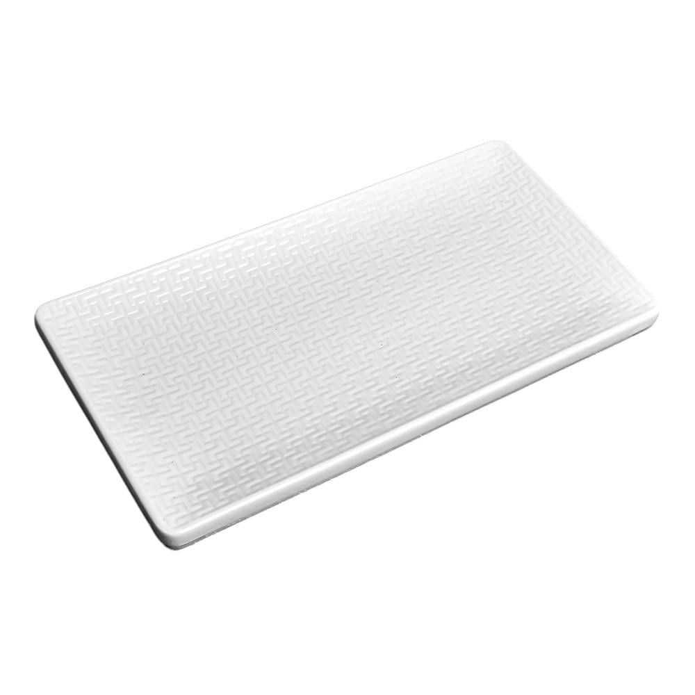 Блюдо Stenson MC4262-12 30,5х16х1,5 см Белый (23790154)