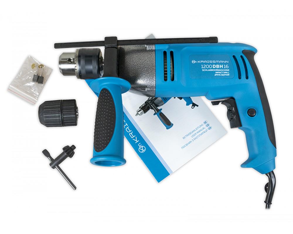 Дрель ударная KRAISSMANN 1200 DBH 16 - фото 3