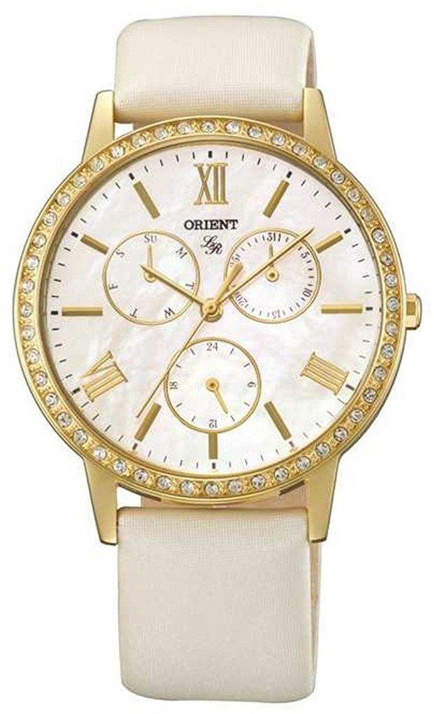 Наручний годинник жіночий Orient Lady Rose FUT0H004W з сталевим корпусом WR 30 м Перламутровий (3141478169)